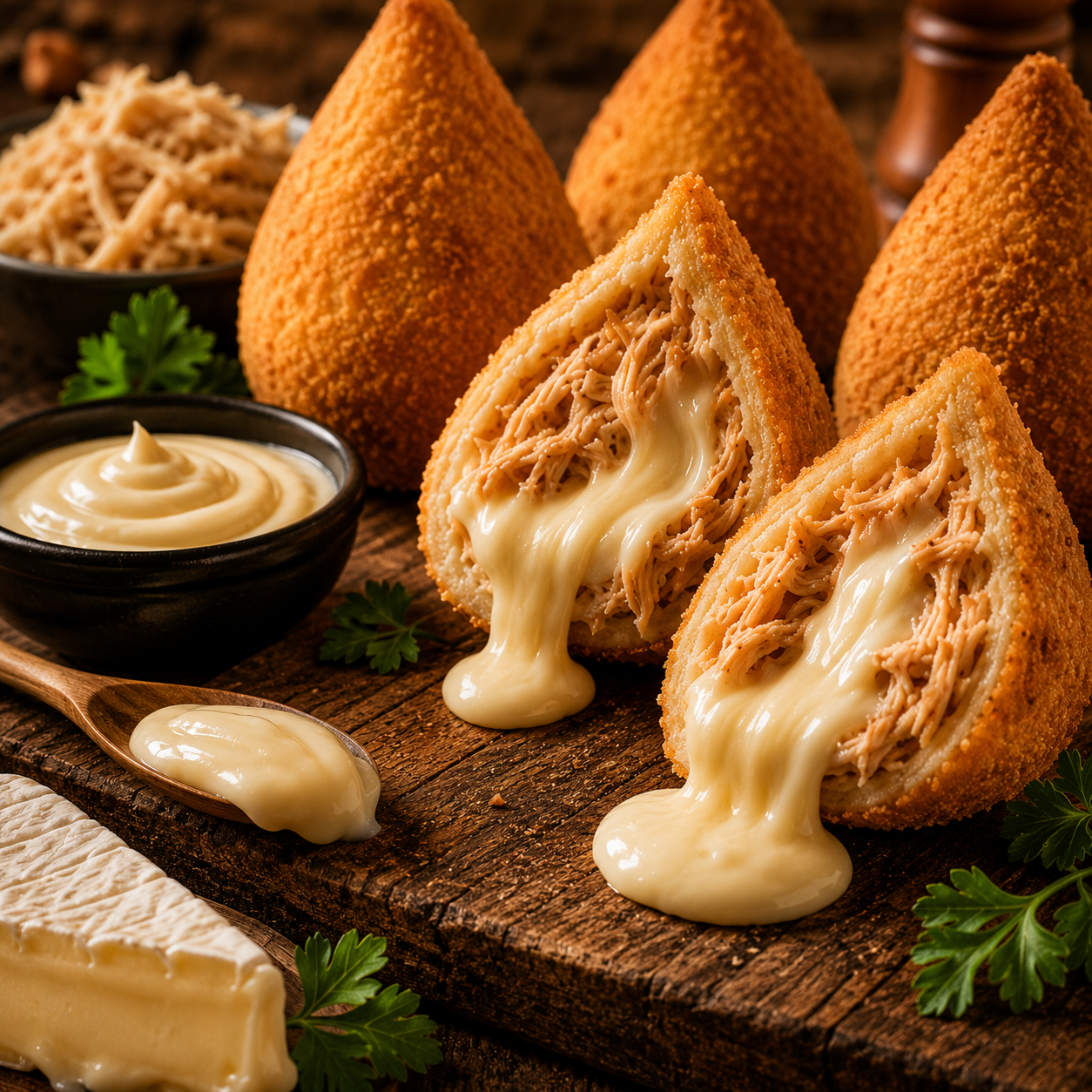 Coxinha de Frango com Catupiry